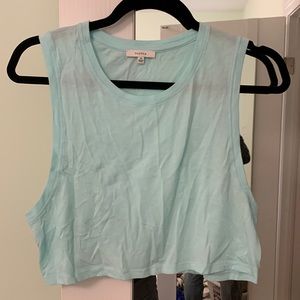 TALULA/ARITZIA blue tank top